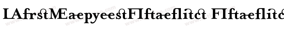 MrsEavesItalic Italic字体转换